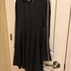 Black long sleeve cocktail/party dress